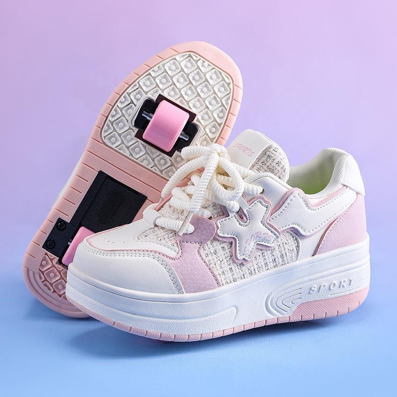 Kids Runaway Shoes Boys Girls Adults Runaway Shoes Double Wheel Flying Shoes Shoes Wheeled Shoes Girls School