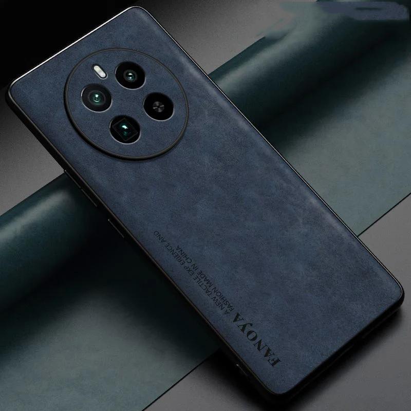 For Realme 12 Pro Plus Case Sheepskin PU Leather Matte Cover for Realme 12 Pro 12Pro Plus Soft Frame Matte Back Cases Shell