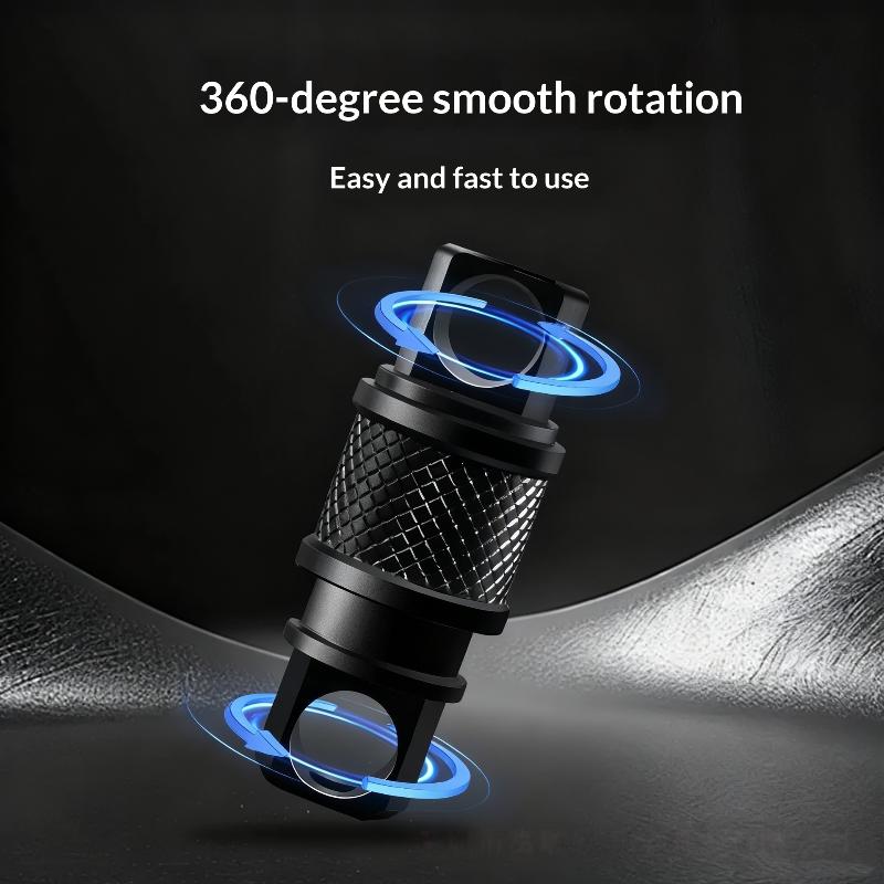 1Pcs Outdoor Edc Tool Double Head Quick Release Buckle Titanium Alloy Keychain Removable Portable Mountaineering Buckle