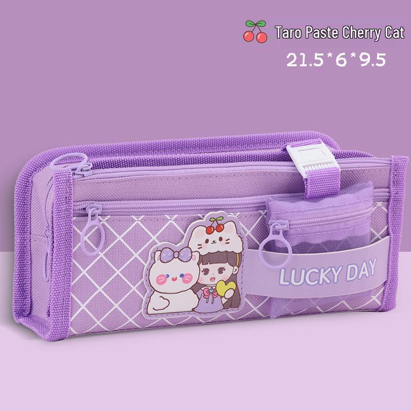 Stylish Multi-Layer Pencil Case for Girls – Cute, Large Capacity for Primary & Secondary Students