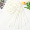 Newest Pleated Bubble Chiffon Instant Hijabs Plain Crinkle Shawls Scarf Lady High Quality Soft Thick Muslim Wraps 180*85Cm