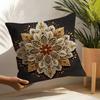 Colorful Snow Hexagonal Maple Leaf Print Pillow Case Home Living Room Decoration Linen Pillowcover Pillow Cases Cushion Cover