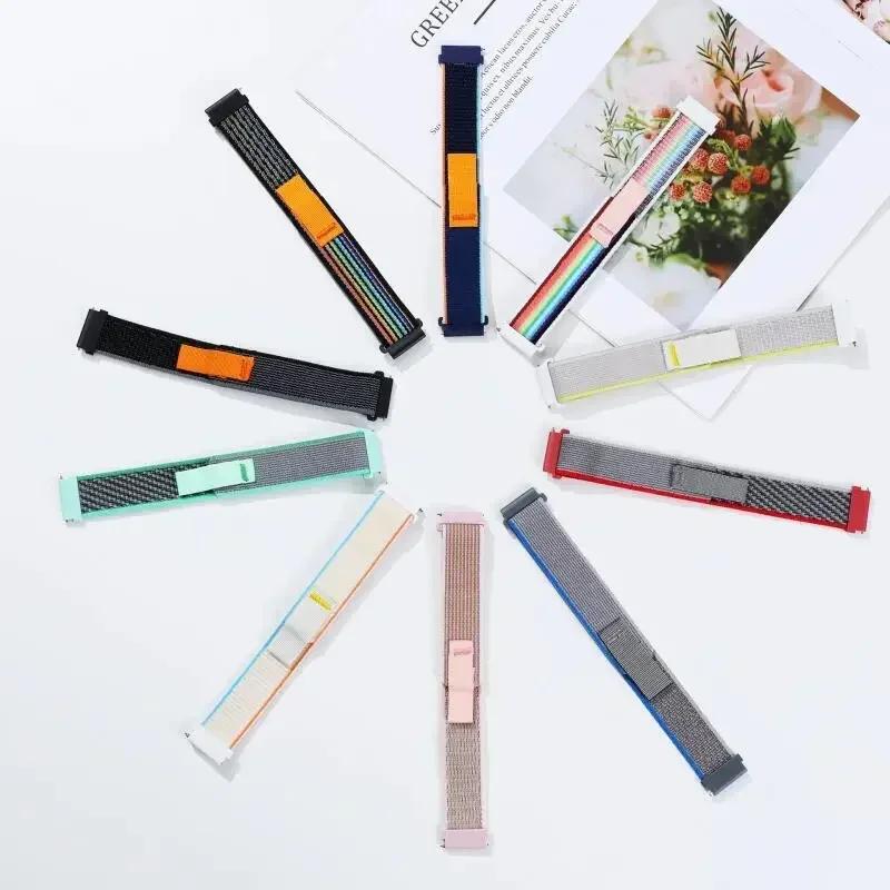 22mm Nylon Strap For Huawei Watch GT 6 5 4 Pro 46mm Loop Band Accessories For Huawei GT6 Pro Braided Elastic Bracelet Wristband