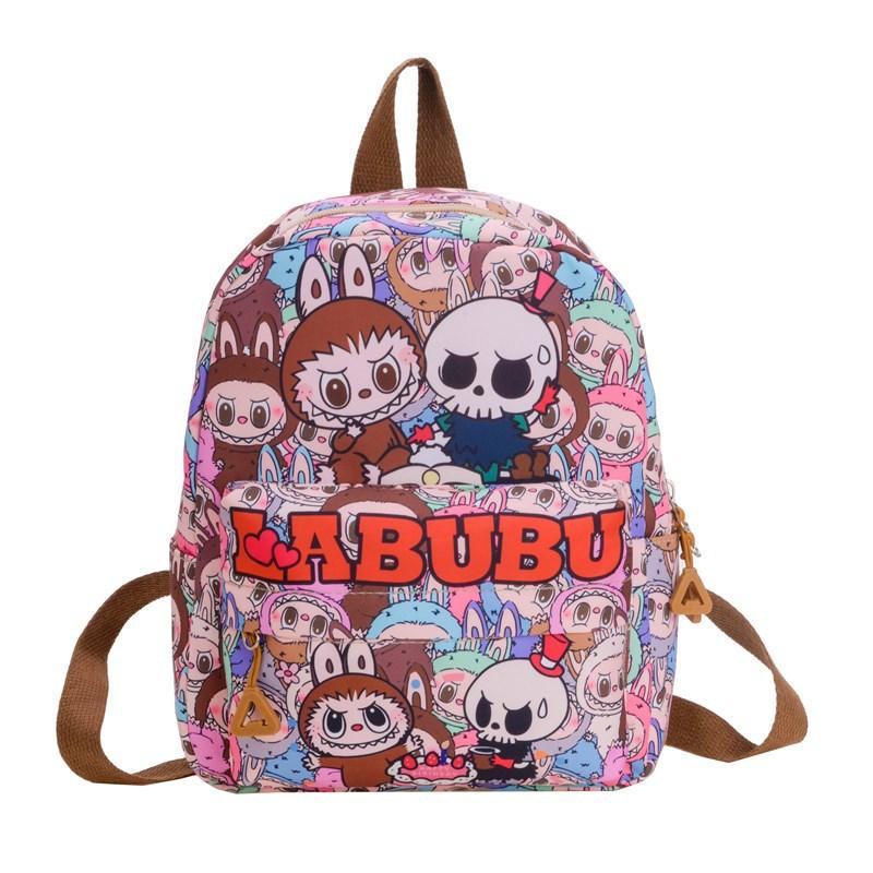 Kindergarten Primary School Students Schoolbag Cartoon Cute Foreign Style Printing Children'S Backpack Large Capacity Children'S Backpack