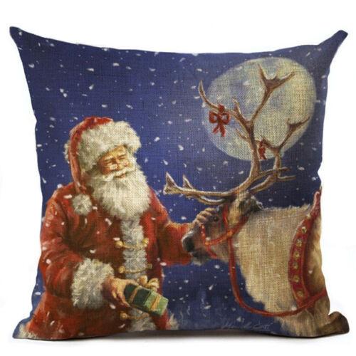 

Merry 177 Christmas Series Cushion Cover Printing Throw Pillow Xmas Pillowcase 20