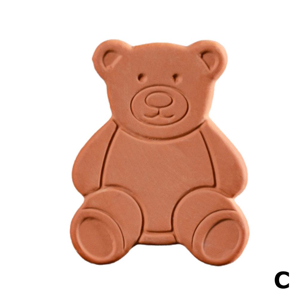 

Sugar Saver Set Terracotta Brown Sugar Keeper Softener Disc Bear Multiple Uses for Food Storage Containers Keeps to Keep Dry
