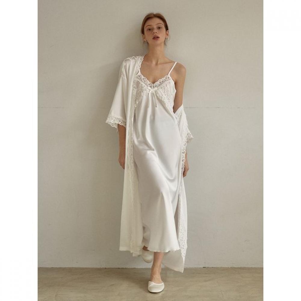 Lunaluz Women S Satin Slip Robe   Fabiola enSemble