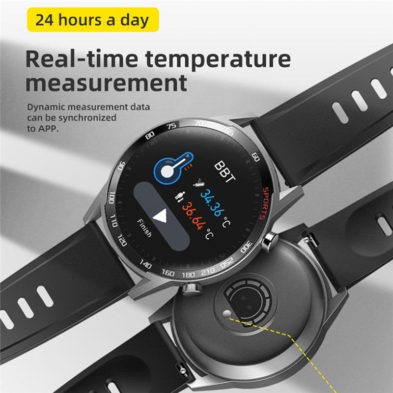 Buy T23 Smart Watch Bluetooth Body Temperature Fitness Tracker Heart Rate  Monitor at affordable prices — free shipping, real reviews with photos —  Joom