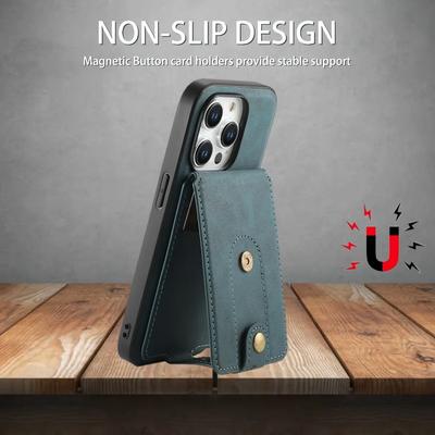 2-in-1 Detachable Wallet PU Leather Cover for iPhone 15 14 13 12 Pro Max Plus For Magsafe Magnetic Card Slot Holder Phone Case