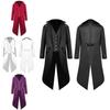 Unique Victorian-inspired Coat For Men With Rich Color Options And Long Sleeves