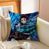 K-Kamado T-Tanjiro Cushion Cover Car Throw Pillow Case For Sofa Car Christmas Gift 40x40cm 45x45cm