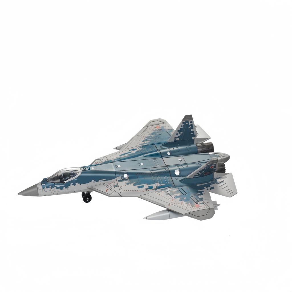 1:72 Heavy Fighter Stealth Fighter Building Block Model, Free Assembly, Suitable for Collection and Gift