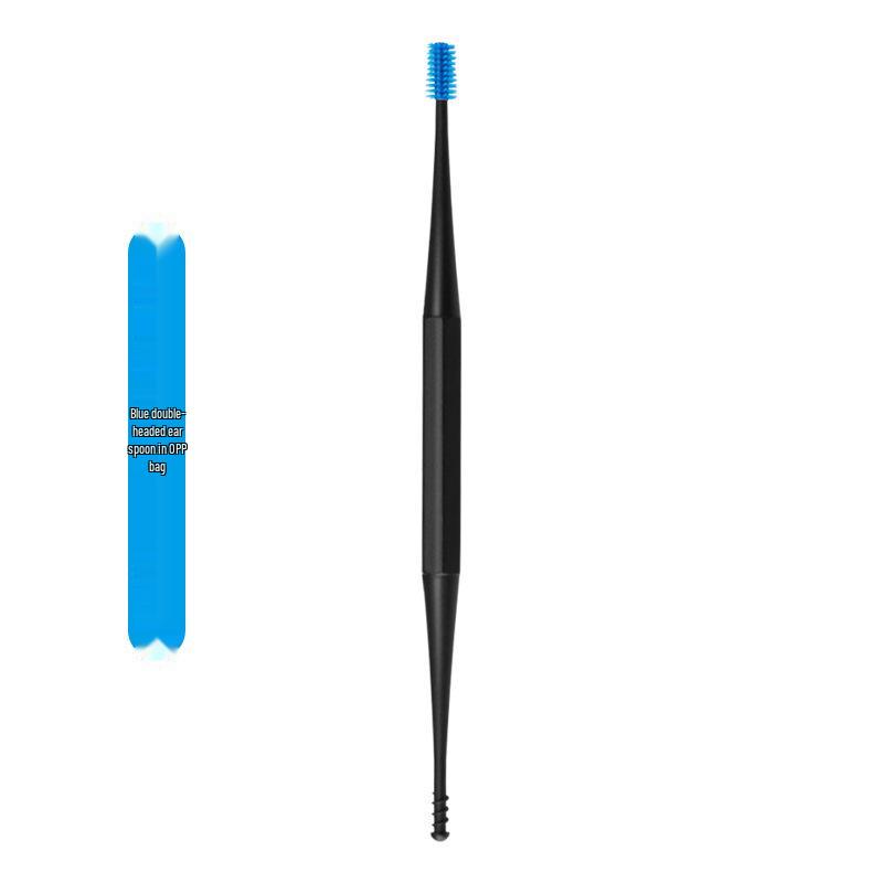 Silicone Double-Ended Spiral Ear Cleaning and Massager Tool
