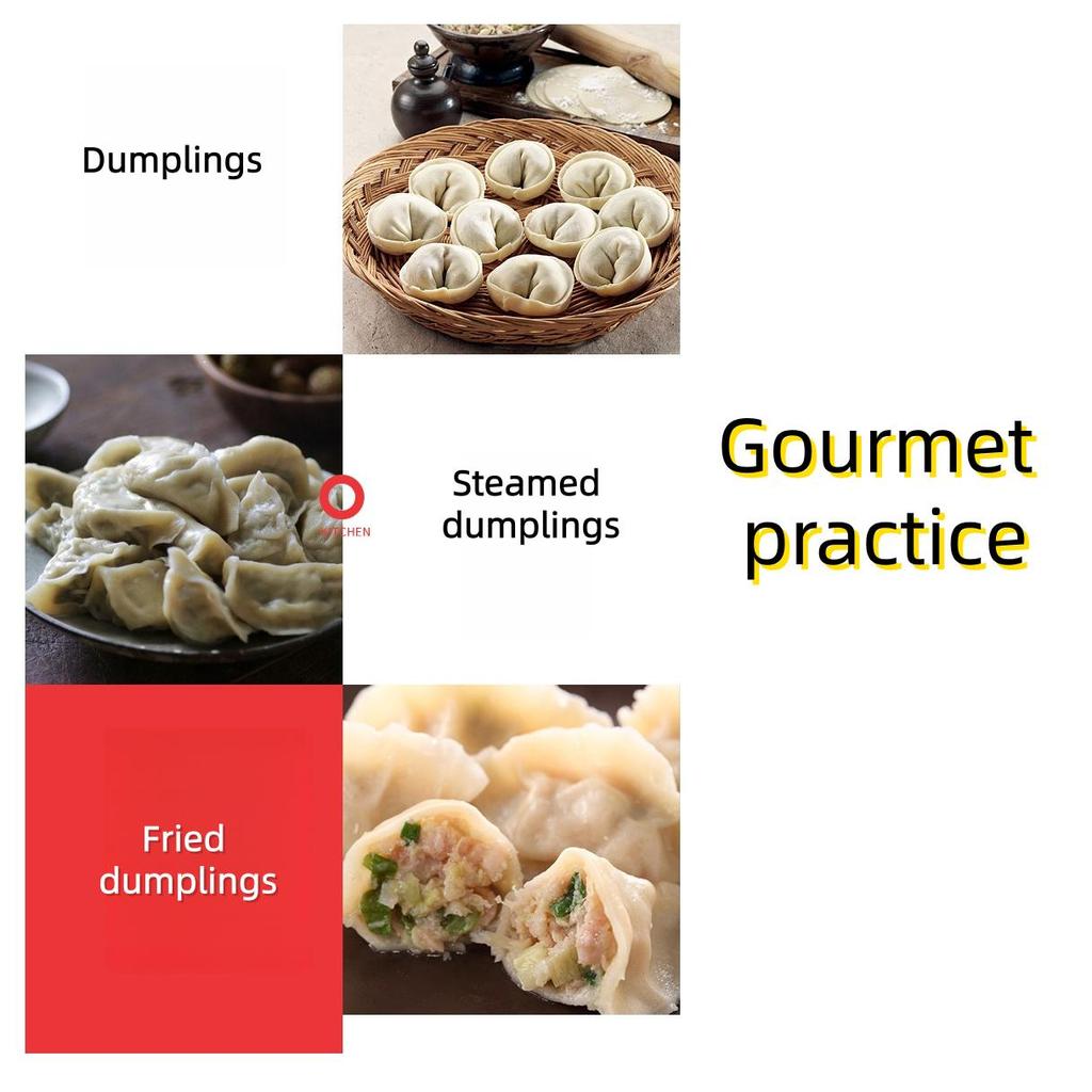 Kitchen Dumpling Making Gadgets, Simple Style, Easy To Clean, Daily Silver Size