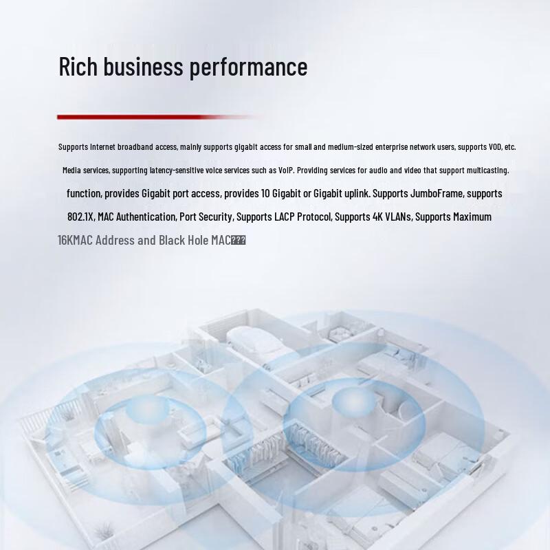 H3C S5130S-10P-HPWR-EI Enterprise Gigabit PoE Switch