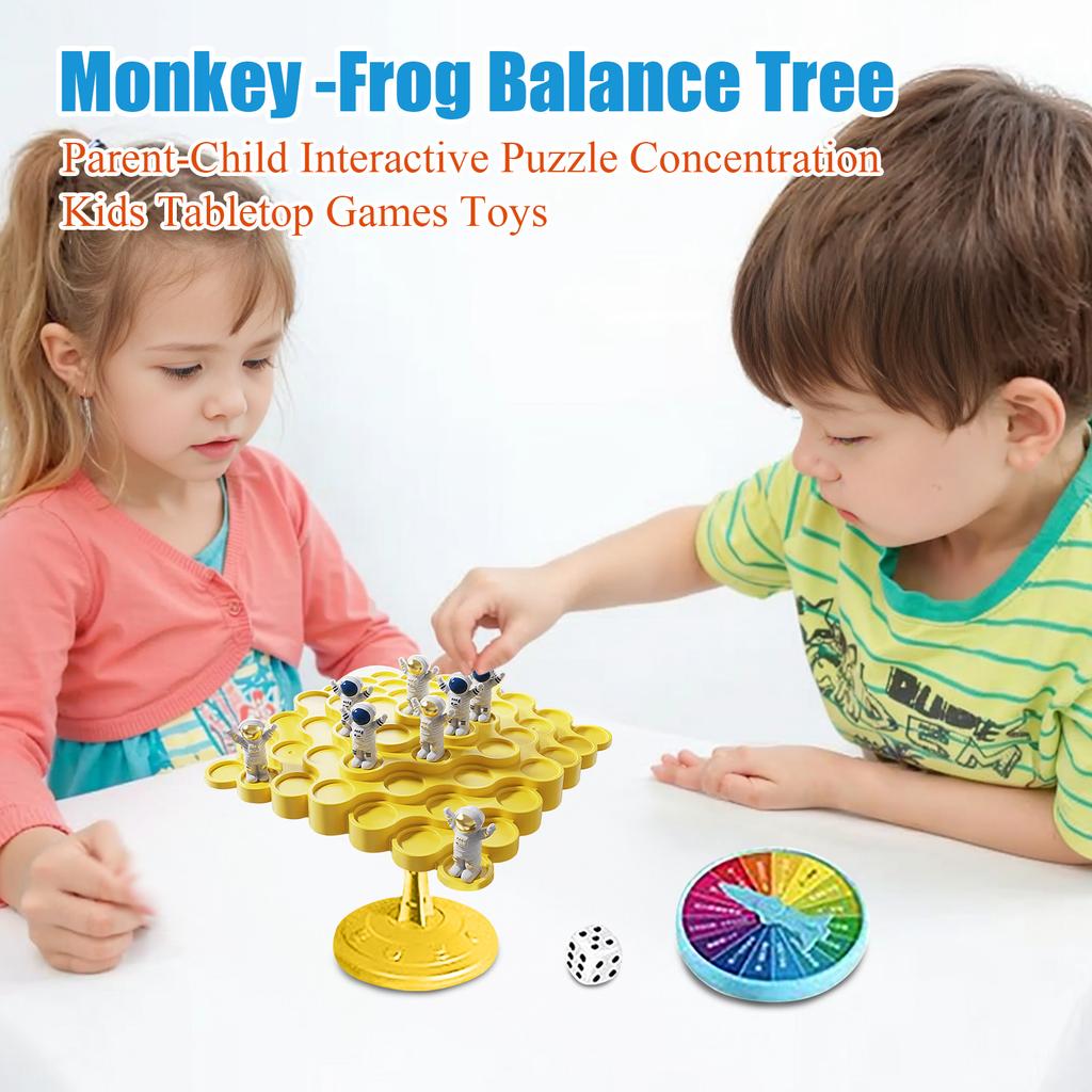 Boys Girls Monkey - Balance Tree Parent-Child Interactive Puzzle Concentration Kids Tabletop Games Toys
