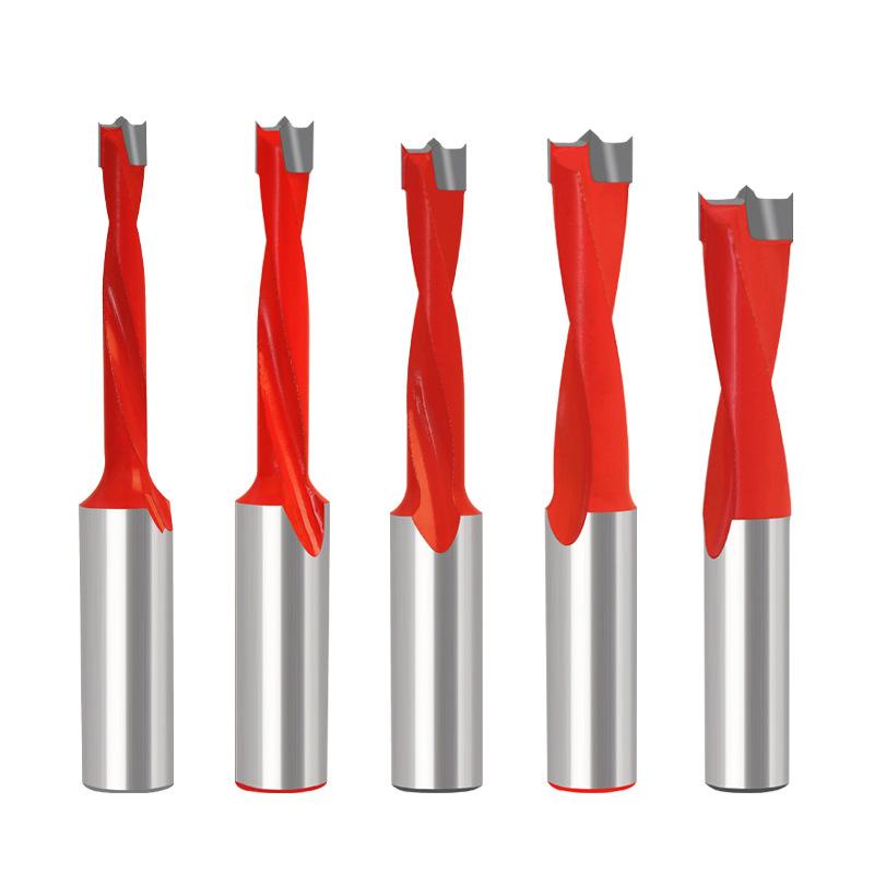 Woodworking Machinery Row Drilling Forward Reverse Alloy Woodworking Drill Bit Hole Opener 3-In-1 Hinge Tungsten Steel Drill Bit