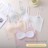 Breathable Seamless Training Bras for Girls Aged 9-16, Long Vest Style to Prevent Show Through