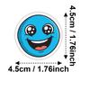 50 Funny Color Emoji Stickers Fun Graffiti Emotional Emotions Luggage Hand Account Waterproof Decorative Stickers