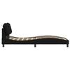 Vidaxl Bed Frame With LED Lighting Without Mattress Black 80X200 Cm
