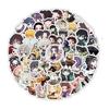 Demon Slayer: Kimetsu No Yaiba Stickers Set of 103, Waterproof, Flat, Manga, DIY, for Suitcases, Guitars, and Laptops K5065