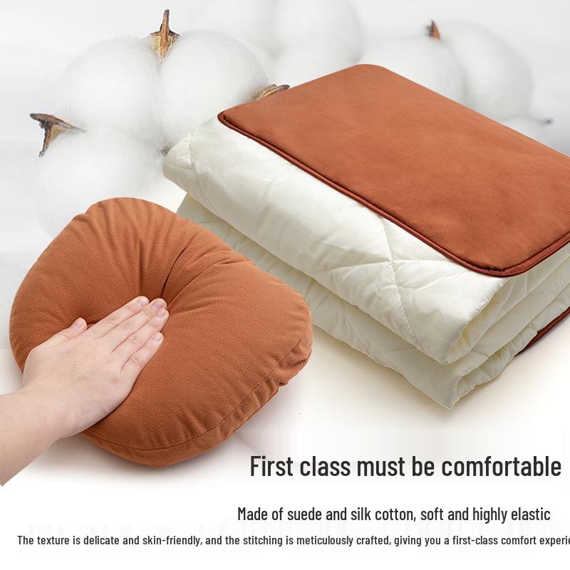 Luxus Universelles Auto Nacken- & Lendenstützkissen - Plüsch Kopfstütze für Sportsitze