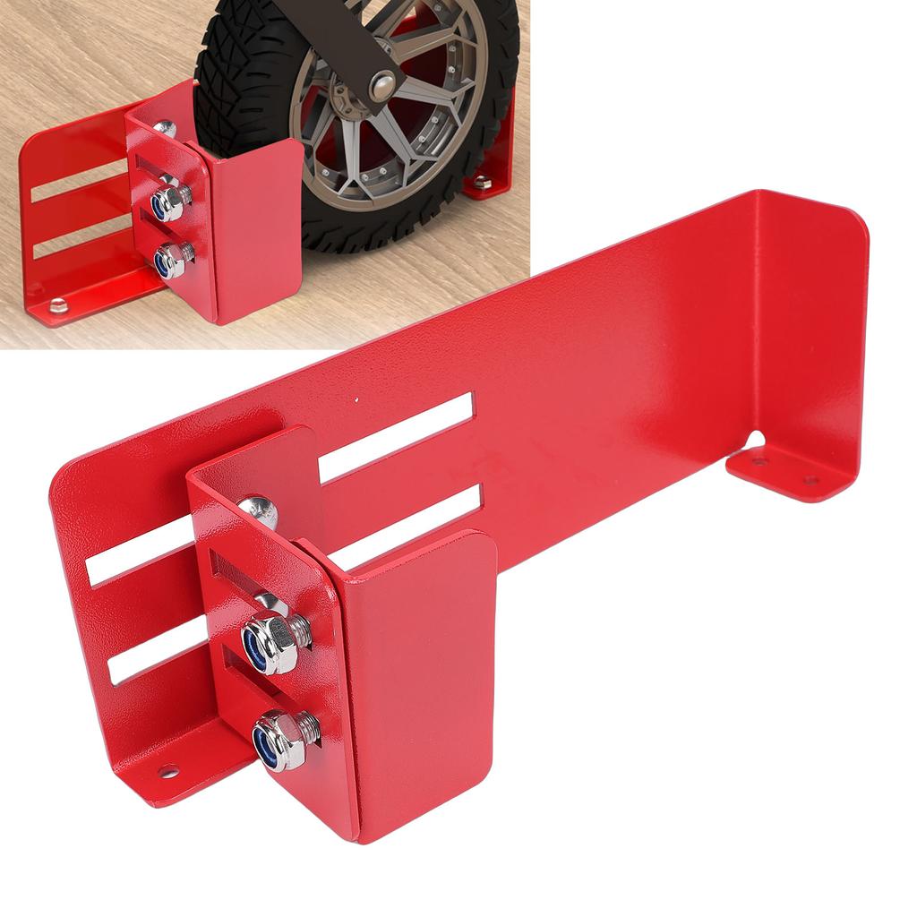  Heavy Duty Mower Wheel Boot Lock, Versatile Stainless Steel Iron Tire Holder, Easy To Use Attachment with Trailer, Garage for Push Commercial Mowers 