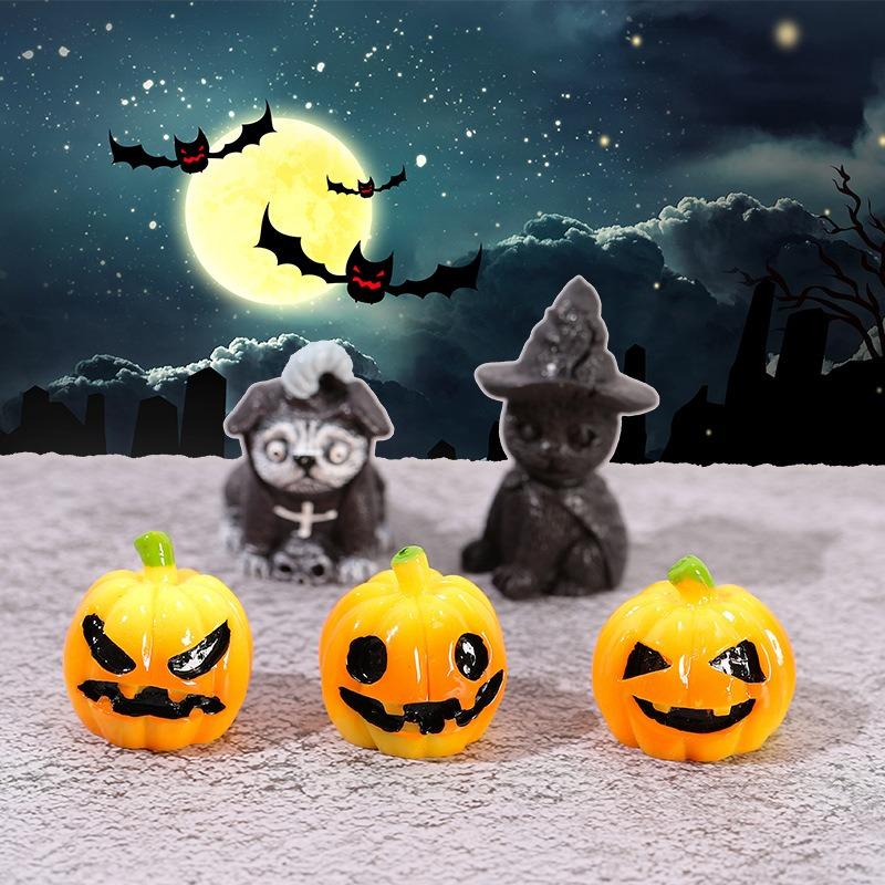 New Halloween Small Ornament Micro Landscape DIY Crystal Ball Accessories Resin Small Ornament