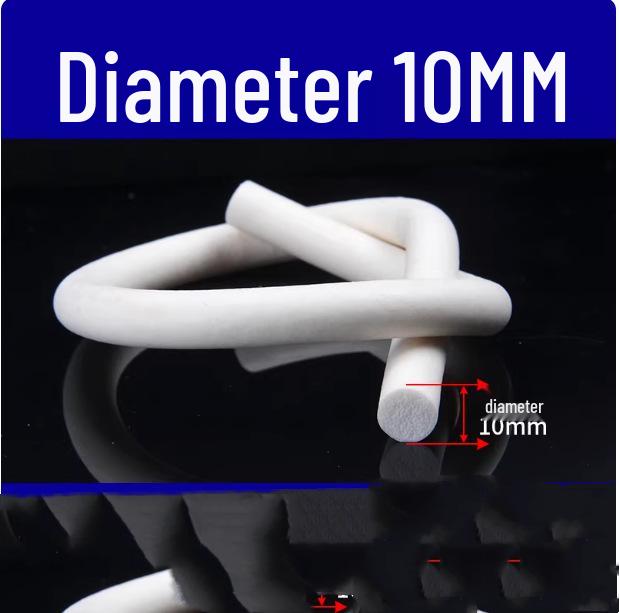 High-Temp Resistant Silicone Foam Rubber Strip - Anti-slip, Waterproof Sealing (2-5mm)