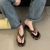 Fashion New Fashion Thick Soled Women Slides Slippers Spring Summer Beach Female Flip flops Sandals Square Toe Ladies Slippers Shoes