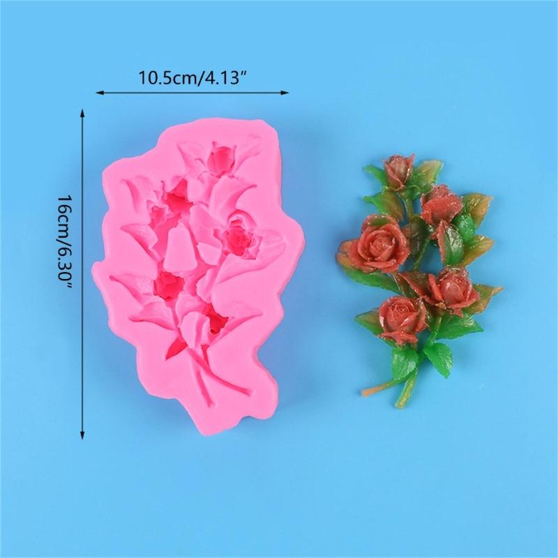 Versatile Silicone Molds Flower Shaped Baking Accessories Dessert Moulds Baking Tool for Baking People DIY Enthusiasts