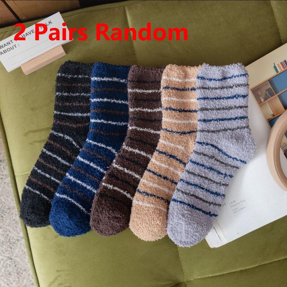 Thermal Socks for Men Coral Fleece Socks Colorful Lightweight Athletic Socks Casual Socks Winter Socks Men