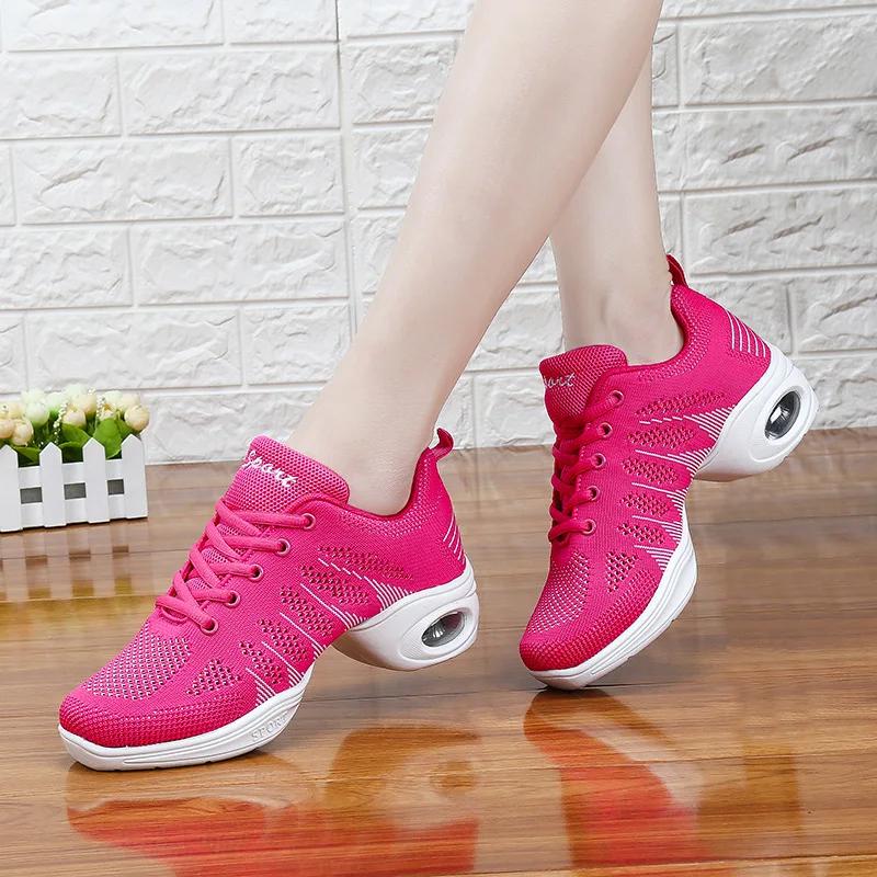 Jazz Dance sports Shoes For Women's Dance Sneakers Lightweight Breathable Woman Dancing Shoes