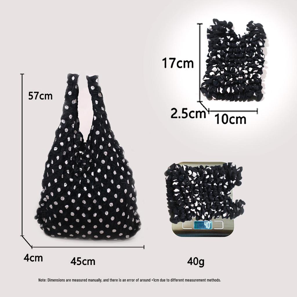 Bolso de Mano Plegable Erizo Flor Transfronterizo: Bolsa Mágica Telescópica Plegable de Piña Miura