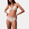 Calvin Klein Comfortable Soft Solid Color Lace Low Rise Triangle Underwear Women underwear QF8446AD-YAE