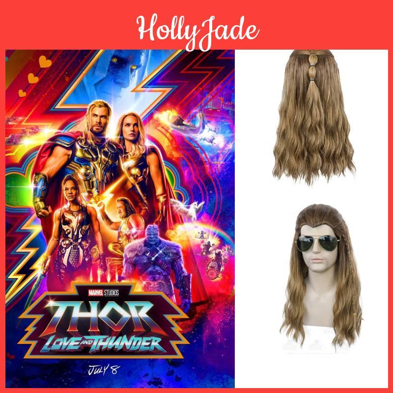 Parrucca di Thor per Uomo Accessorio Cosplay Perfetto per Halloween Natale e Altro!