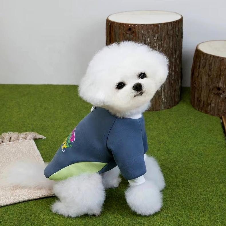 GH-4P015 Pet Clothes for Dogs s Autumn Winter Warm Coat Puppy Outfit Hoodie Cute 4P