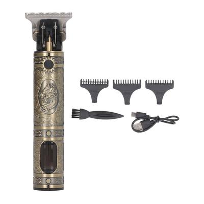 Hair Trimmer Professional Portable Rechargeable Hair Clipper with LCD Display for Outdoor Dragon