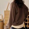 Navava Women Casual Layered Two In One Collar Long Sleeve Sweatshirt Nt3171