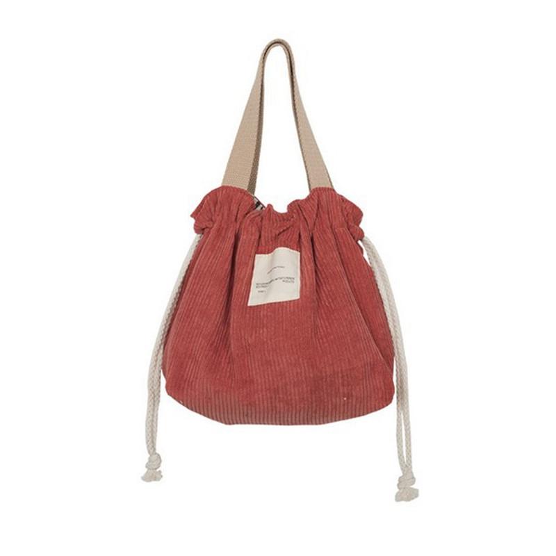 Torba płócienna, torba na lunch, ekologiczna tkanina, sztruks, pojemnik na obiad, ściągacz, torby do przechowywania żywności