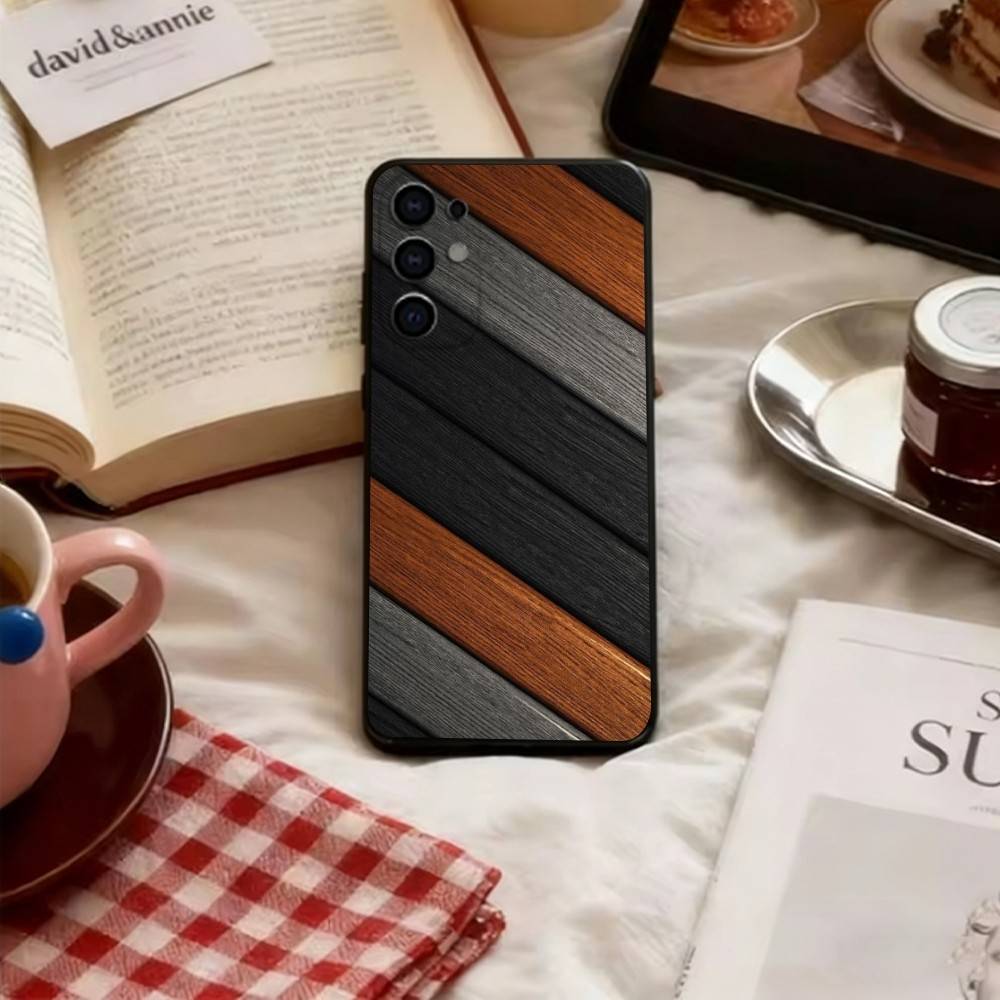 

Luxury Vintage Wood Phone Case For Samsung S25,S24,S21,S22,S23,S30,Ultra,S20,Plus,Fe,Lite,Note,10,Soft Black Cover Samsung S23ULTRA5G