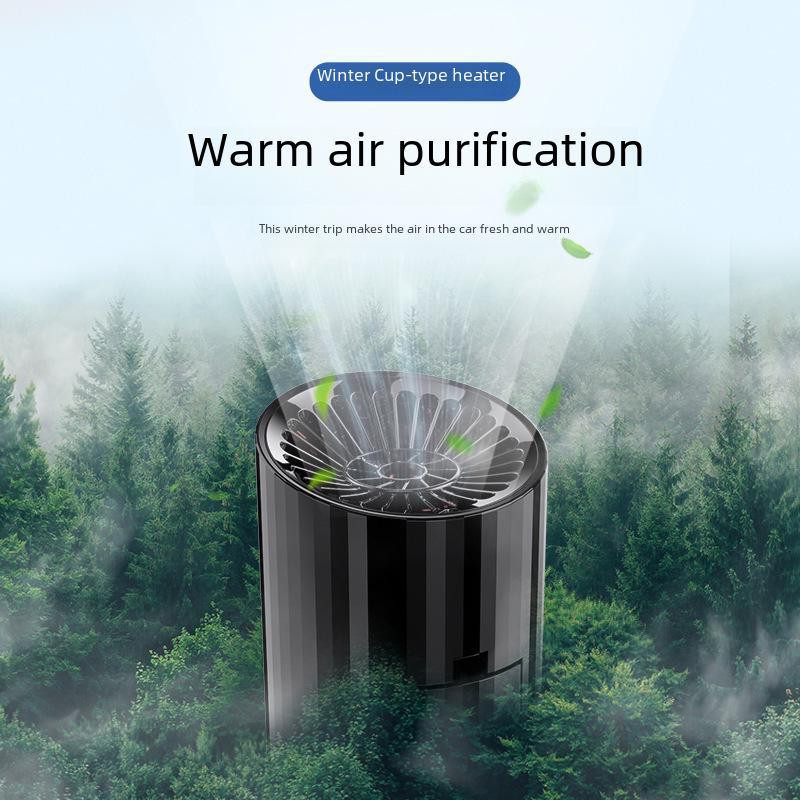 Innovative Folding Car Heater for Winter Heating, Defrosting, and Defogging