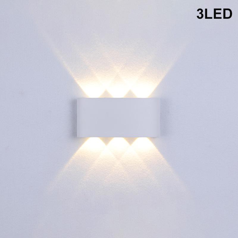 110/220 V Waterproof Surface Mounted LED Wall Light Modern Nordic Luminaire Indoor Wall Lamps Living Room Porch Outdoor Simple