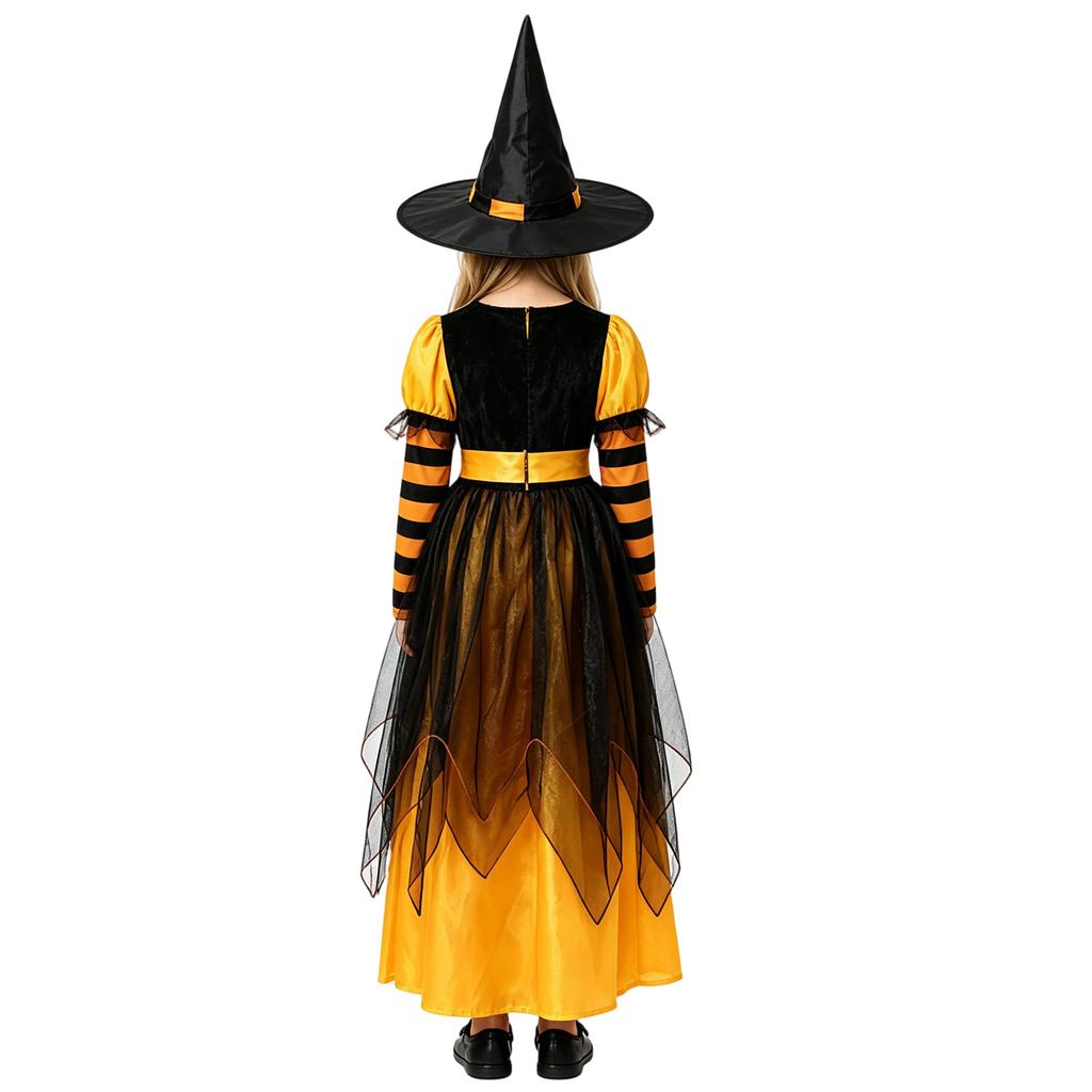 Women's Halloween Witch Costume Dress for Party Cosplay and Performance