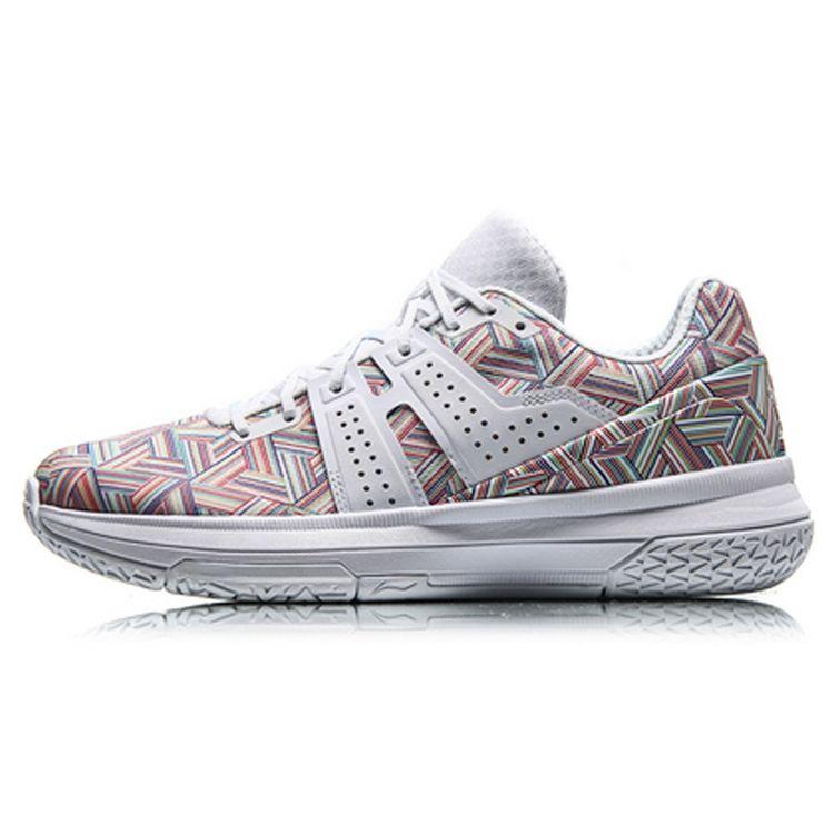 

Li-Ning Кроссовки для баскетбола Speed Rain Shock Absorbing Non-Slip, износостойкие, низкие, мужские, серые, красные, ABAN039-4