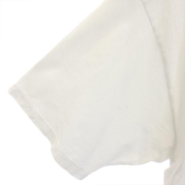 MSGM Made In Italy Print Short Sleeve T-shirt XS White Men's Used