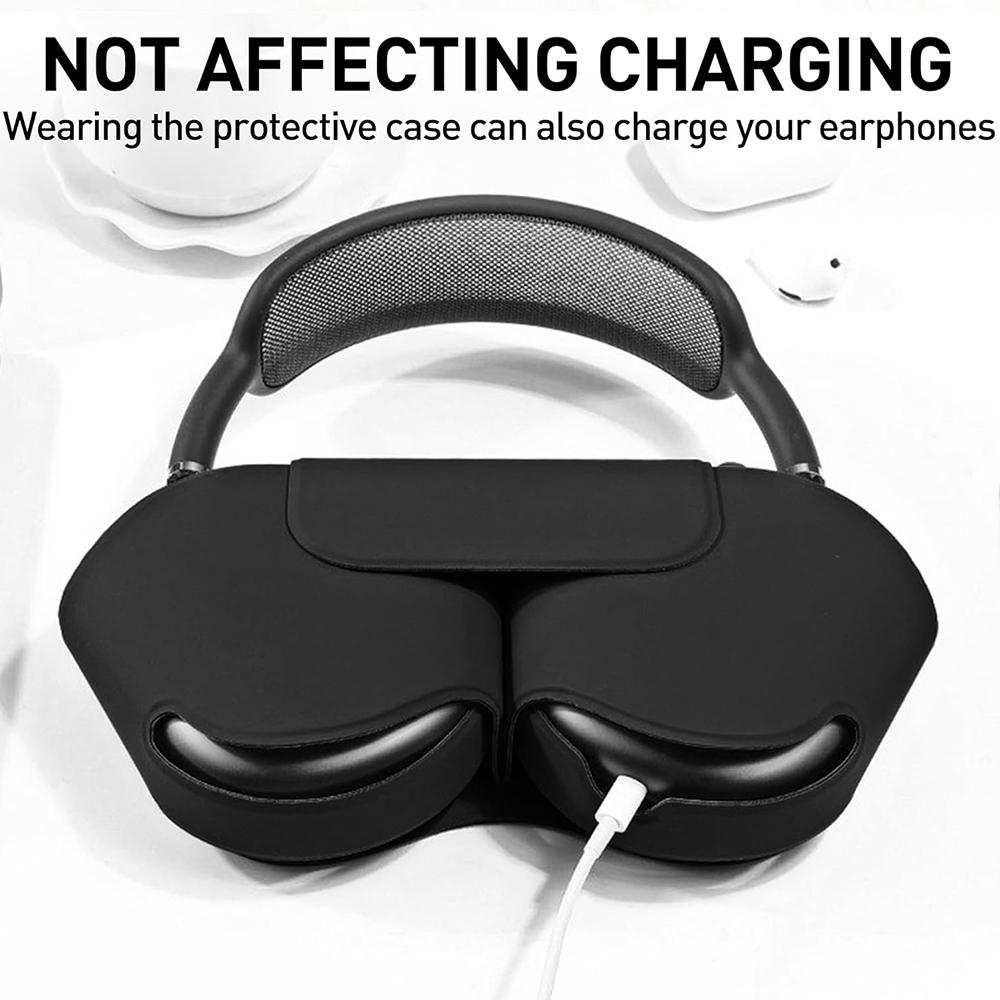 Headphones Travel Protective Case For Airpod Max Supports Sleep Mode(Black)