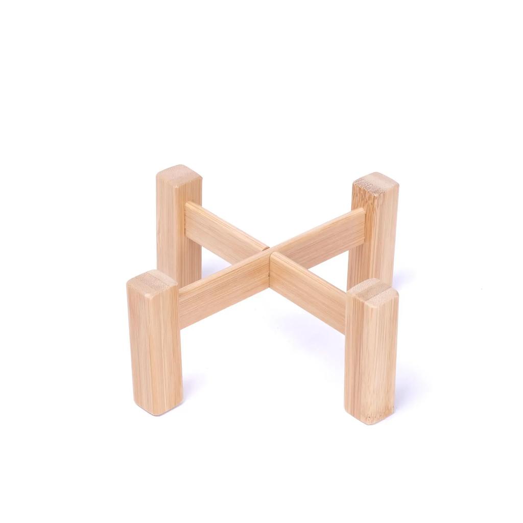 Flower Pot Holder Plant Stand Garden High Quality Bamboo Sturdy Space Saving Flowerpot Rack Home Decoration Bonsai Holder