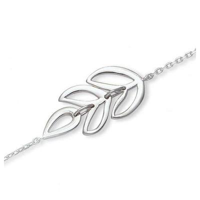 [K6449] - Armband Silber 'Choreographie' versilbert (rhodiniert) - 30x15 mm