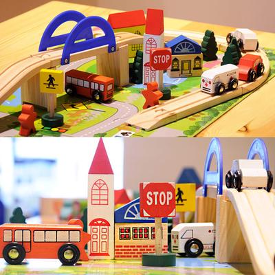 kidkraft super highway train set